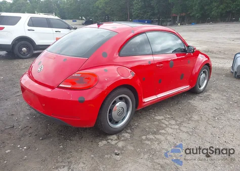 2012 Volkswagen Beetle from USA, damaged, VIN 3VWJX7AT4CM656279